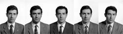 Cinco retratos de nadie_2005_Cinco fotografas. B/N. 70 x 50 cm.